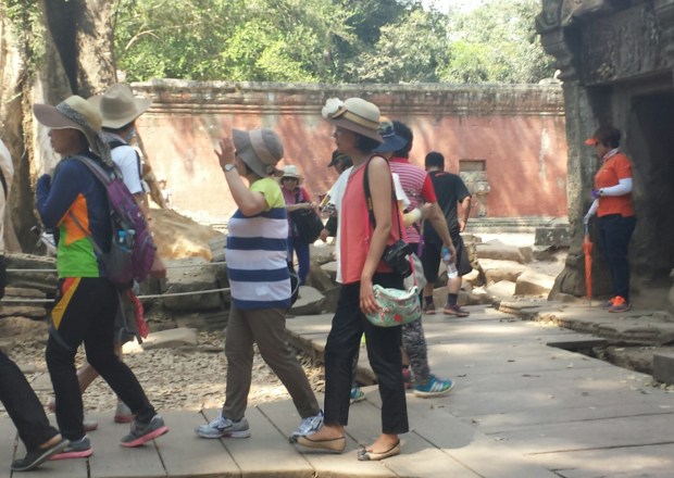 Strandhut-Präsentation